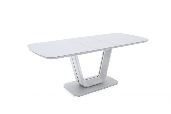 lavish_ Lazzaro Dining Table with a minimalist design, perfect for interior design projects, on a white background.