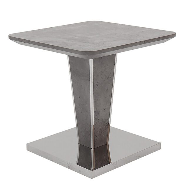lavish_ Modern Beppe Lamp Table with a metal finish, perfect for interior design.