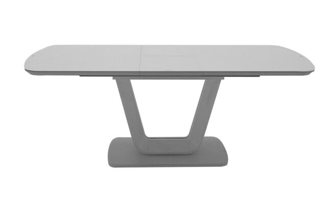 lavish_ Modern standing desk with a grey finish, perfect for home decor, featuring an adjustable height mechanism.