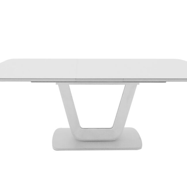 lavish_ Lazzaro Extending Dining Table 120-160cm with a minimalist design on a white background, perfect for Southport home decor.