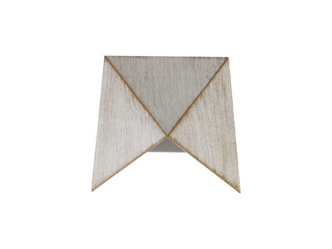 lavish_ A Felix Wall Light with an x-shaped support viewed from the front, ideal for adding a touch of home decor.
