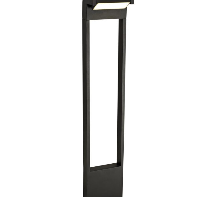 lavish_ Jaxon Tall Post Light with an LED light strip and a minimalist design, perfect for Southport-themed home decor, against a white background.