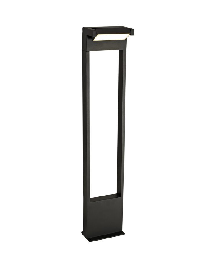 lavish_ Jaxon Tall Post Light with an LED light strip and a minimalist design, perfect for Southport-themed home decor, against a white background.