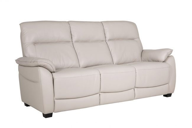 lavish_ A modern Nerano 3 Seater Sofa - Cashmere in a light color with cushioned armrests, perfect for enhancing your home decor.