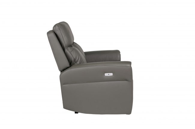 lavish_ Gray recliner chair suitable for interior design on a white background.