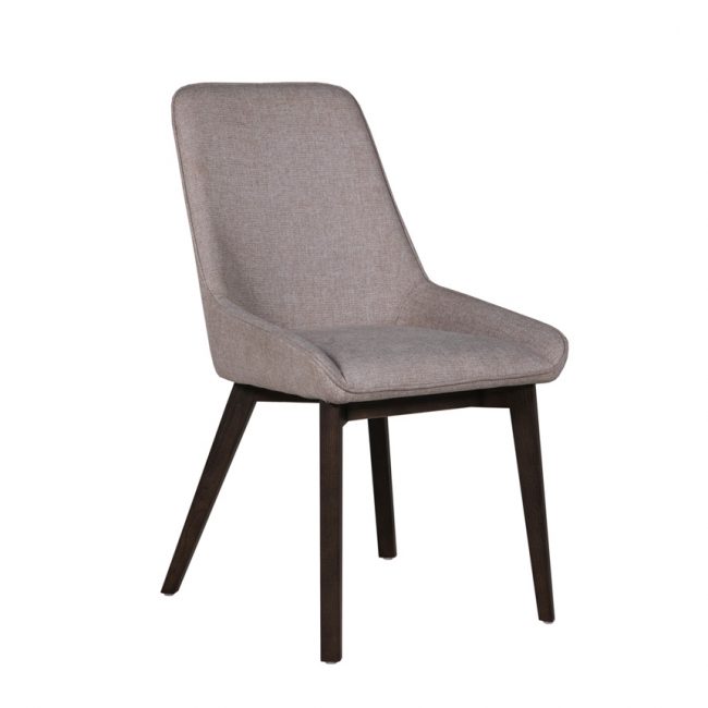 lavish_ Axton Dining Chair - Rust with wooden legs.