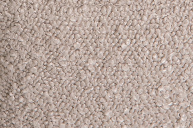lavish_ Close-up texture of a Shelbie Accent Chair - Cream.